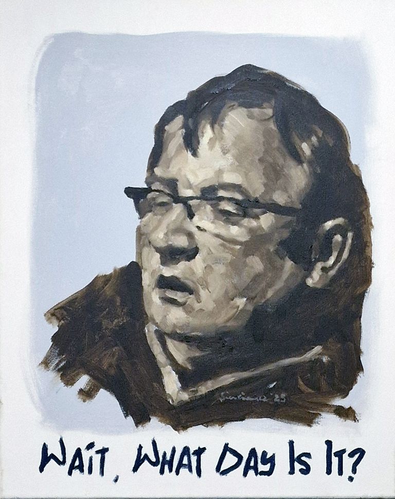 Oil Painting by Artist Marek Sienkiewicz . Oil on Canvas . Interior with Goldfish Bowl