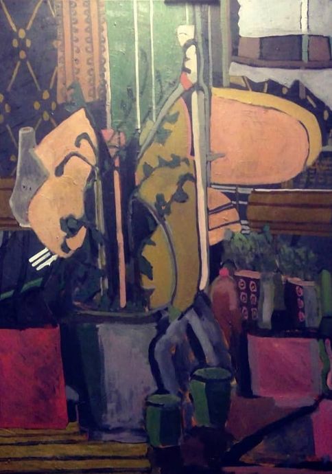 Kitchen Sink and Plant