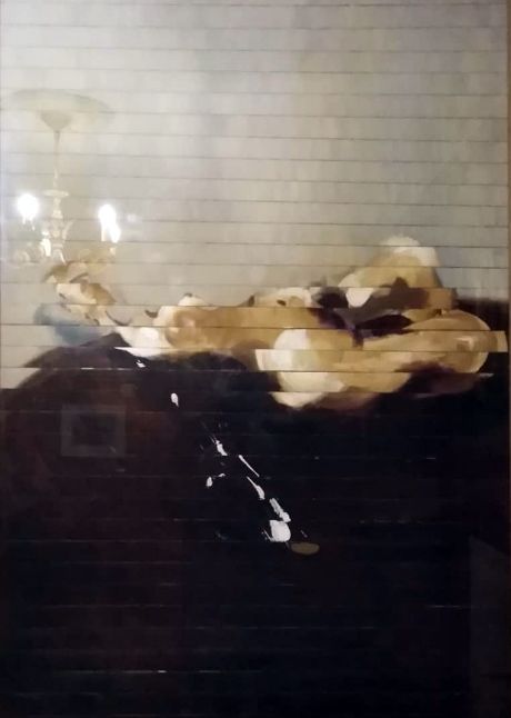 Oil painting by Marek Sienkiewicz. Titled Figure Study