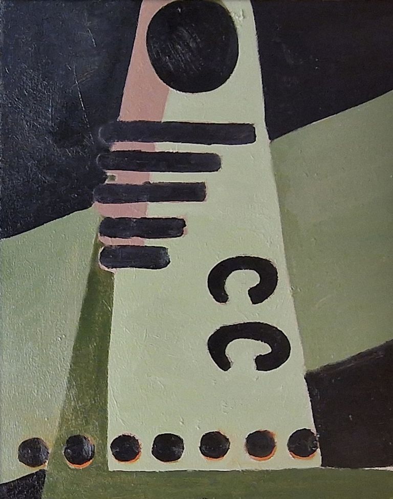 Oil Painting by Artist Marek Sienkiewicz . Oil on Canvas . Interior with Goldfish Bowl