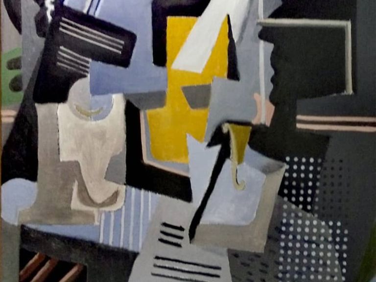 Oil Painting Titled Profile 